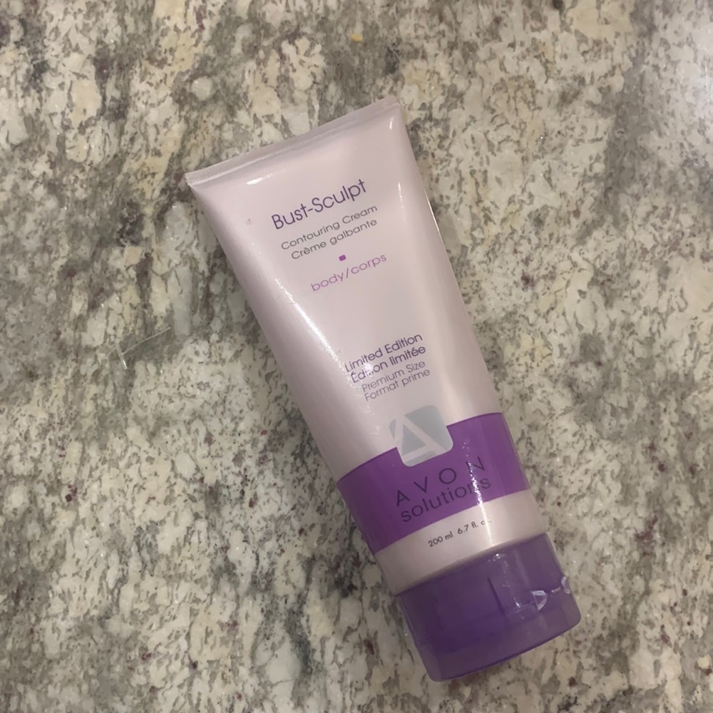 Avon solutions bust sculpt contour cream opened